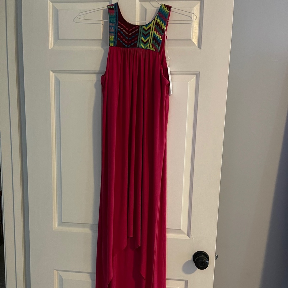 Tbags Los Angeles High Low Pink Dress